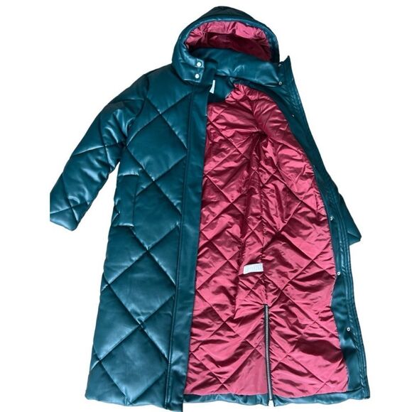 REBECCA MINKOFF Long Hooded Puffer Coat Size XS. - Picture 10 of 13